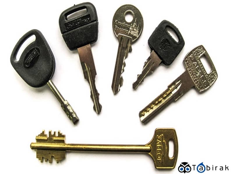 انواع کلید های مختلف